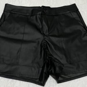 Short de couro sintético